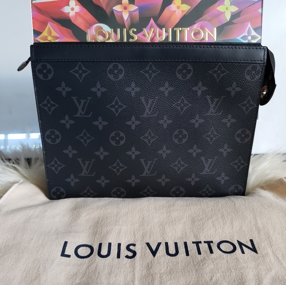 Louis Vuitton Pochette Voyage Eclipse 🌑w/ Insert - Picture 2 of 12